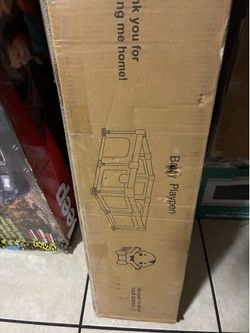Baby playpen sealed