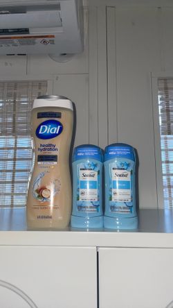 Dial body wash and suave deodorants