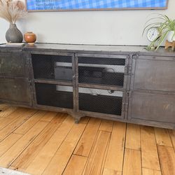 Restoration Hardware Industrial Tool Chest Media Console
