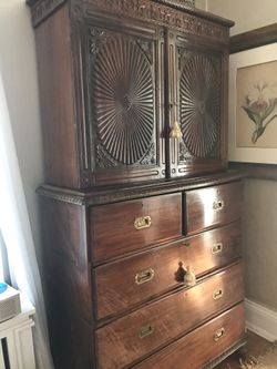 Antique French 19th Century Walnut Armoire