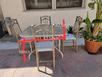 Outdoor patio set