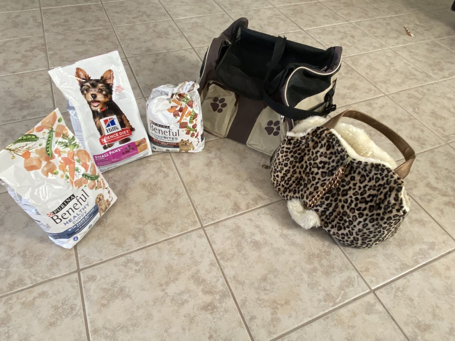 New Dog Food, Travel Carrier Etc.