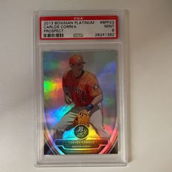 2013 Bowman Platinum Carlos Correa Prospect