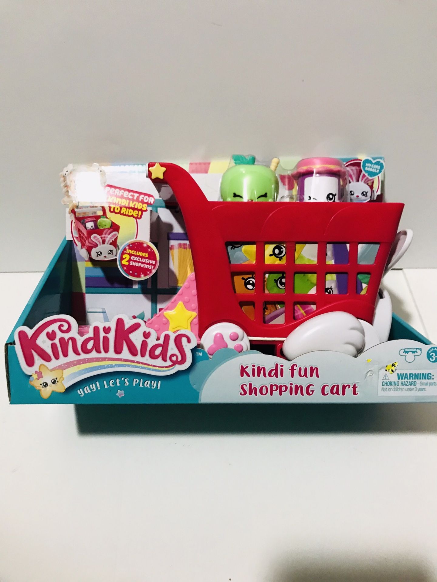 Kindi Kids Kindi Fun Shopping Cart Box Shopkins