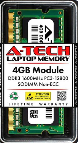 A-Tech 4GB DDR3 Laptop Memory