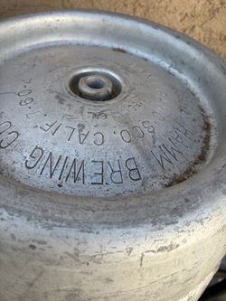 Vintage 1960 Theo. Hamm Brewing Co. 15.5 Gallon Empty Aluminum Beer Keg from San Francisco