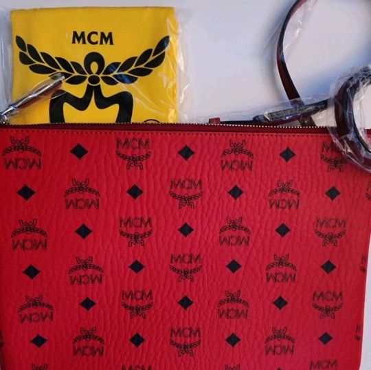 Mcm Red Crossbody BAG Womens