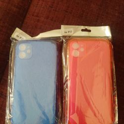 Iphone 11 Shockproof Case Blue Or Pink