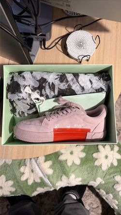 Low leather Vulc. Off white mens rose size 39 men