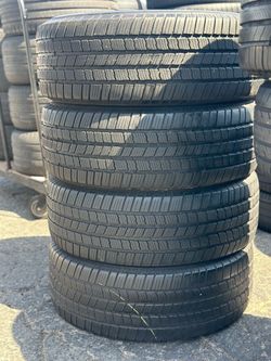 SET OF TIRE 275 55 20 MICHELIN 85% LIFE
