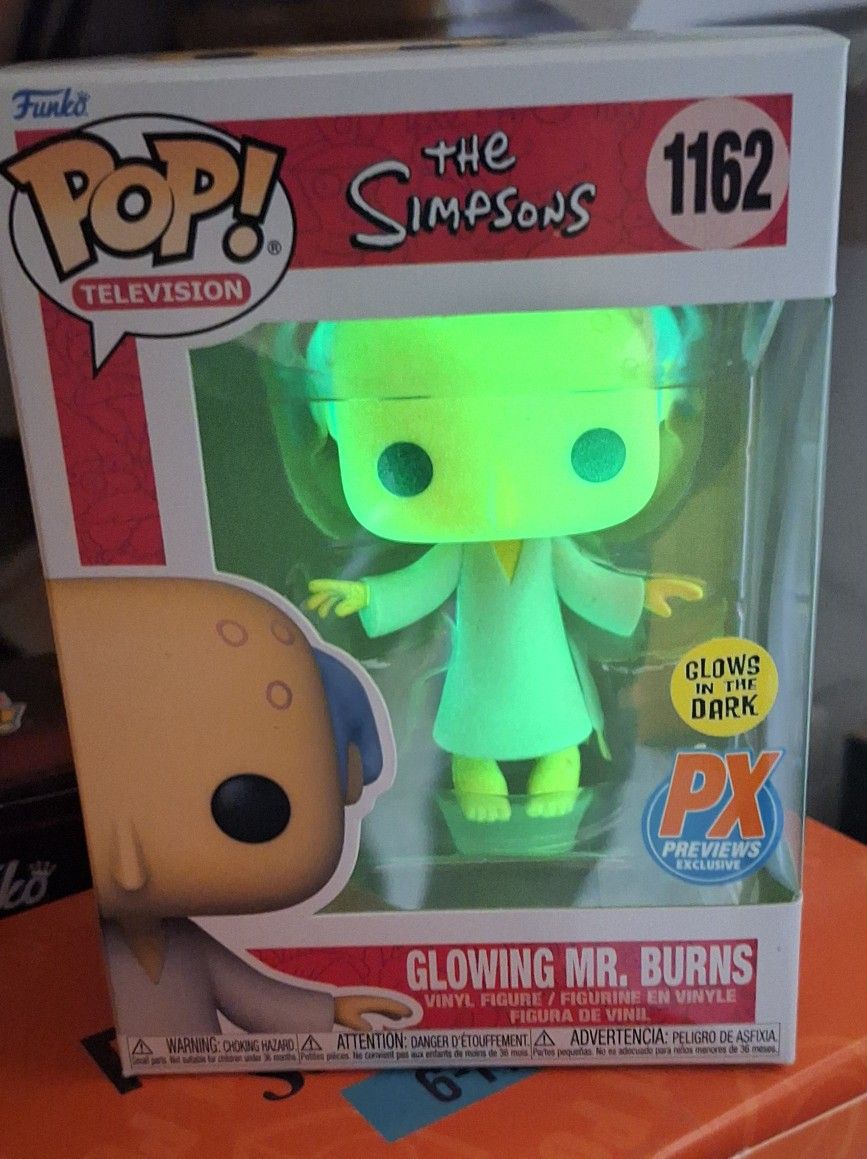 Mr Burns Glow Funko