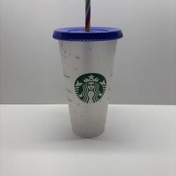 Star Bucks Confetti Color Changing Cup