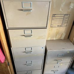 Vintage General Fireproofing Superfiler Legal File Cabinets