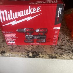 Milwaukee Bundle With Charge And Batteries
