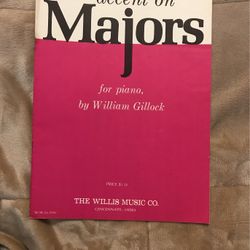 Accent On Majors For Piano By William Gillock