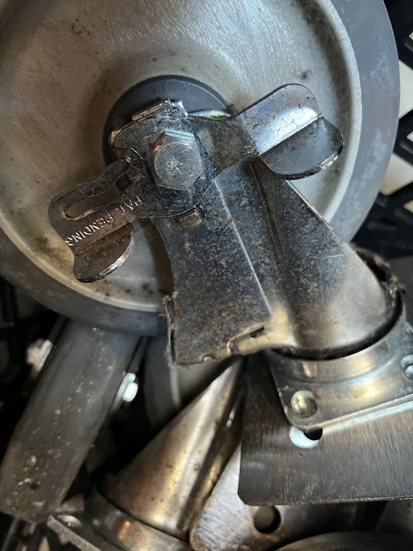 Castors Rubber Wheels With Locks