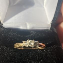 Three Stone Diamond Ring
