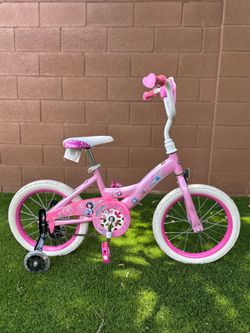 Princess Pink with training wheels
