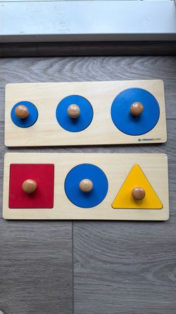 Montessori infant/toddler puzzles
