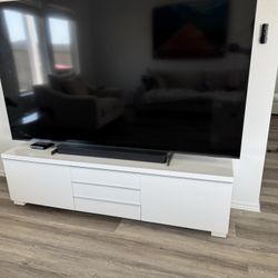 Elegant Glossy Tv Stand Mesa De Television Brillosa Para 80