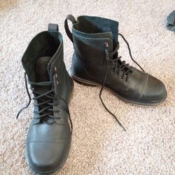 Dr Martens Sabien Leather Boots Size 11