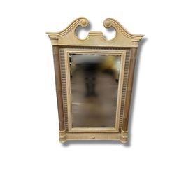 Reeded Bamboo Wall Mirror