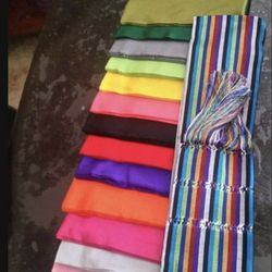 Rebozos O Chalinas Mexicanas. Diferentes Colores