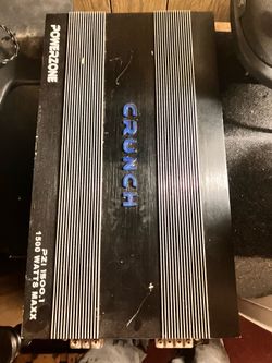 1500watt crunch amp