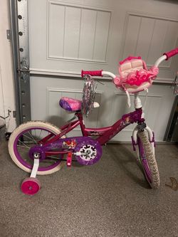 Disney Princess Girls Bike with Training Wheels
