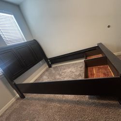 Queen bed frame