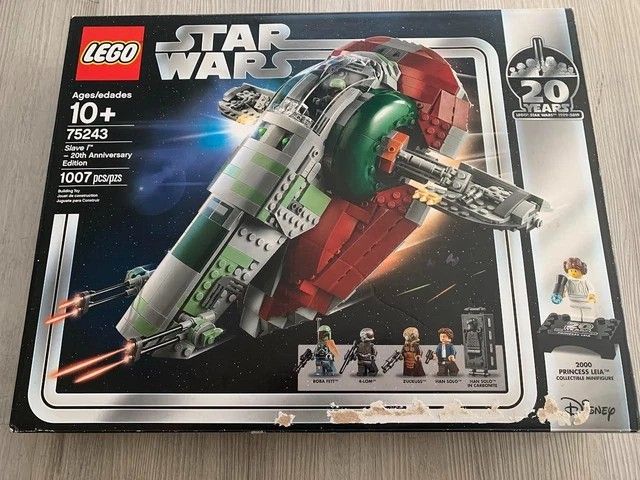 Lego Star Wars Slave 1 20th Anniversary Edition 75243. New; sealed box. 1007 pcs