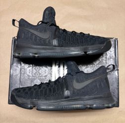 Nike KD 9 Black Space Kevin Durant Mens size 13 basketball shoes Rare!