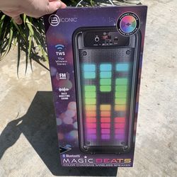 New Magic Beats Color Changing Bluetooth Speaker