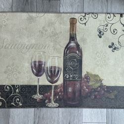 Cook N Comfort "Cabernet" Cushioned Anti-Fatigue Kitchen Mat