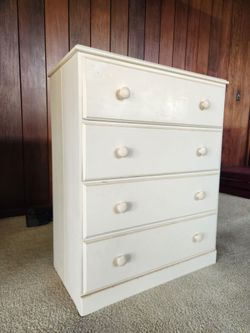White Wooden Dresser