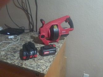 Bauer Cordless Auto Feed Drain Cleaner