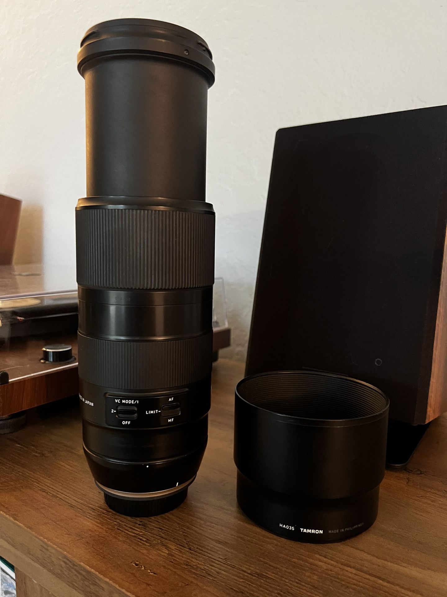 Tamron 100-400mm F/4.5-6.3 telephoto Lens