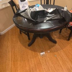 Table Chairs Light Fixtures To Accompany Hutch 