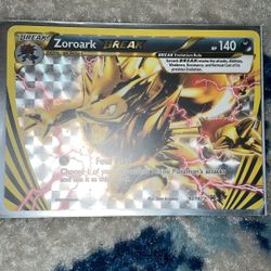 2015 Zoroark BREAK 92/162 SUPER RARE GOLD STAR