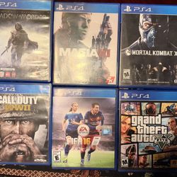 PS4 Games Like New 
