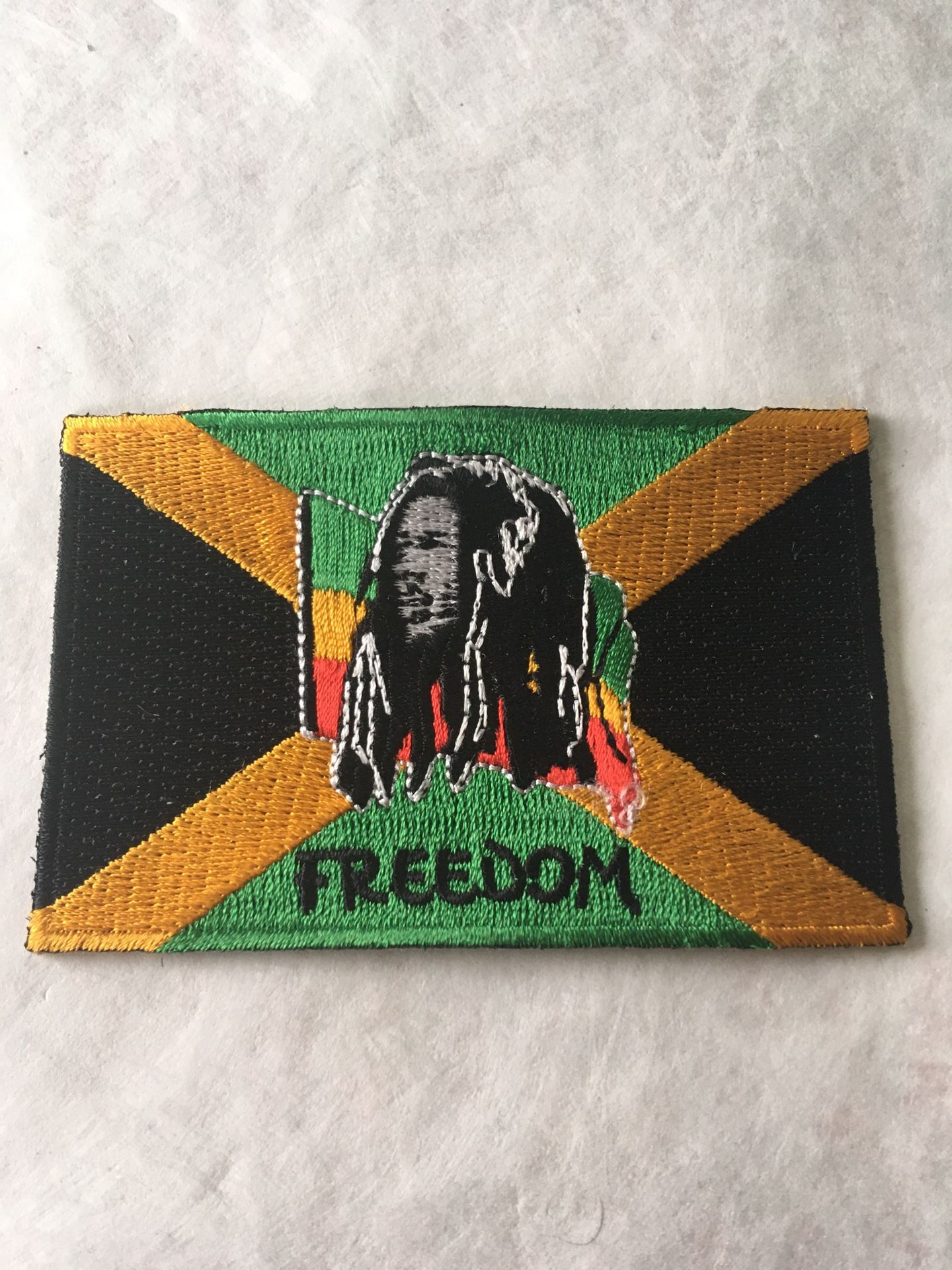 Bob Marley Jamaica Rasta Iron on patch