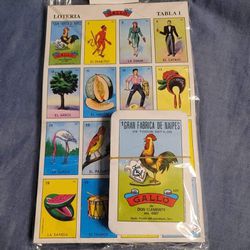 Classic Loteria With The Classic Images This One Is Getting Harder To Find Due To People Finding Some Characters Offensive 