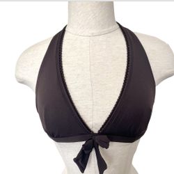 Juicy Couture Brown Triangle Bikini Top 