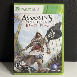 Assassin’s Creed IV: Black Flag (Microsoft Xbox 360, 2013) 2-Disc Case & Manual