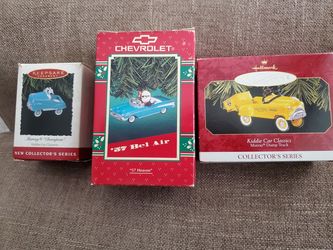 collector series auto ornaments