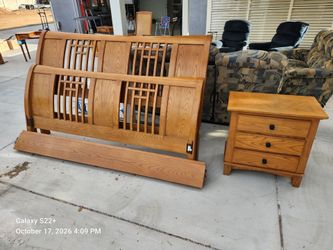 Bed Frame & Nightstand