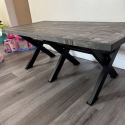 Wood Top Coffee Table