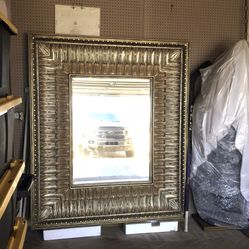 Large Ornate Gold Framed Wall Mirror ✨