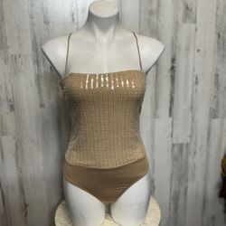 Tan Bodysuit 