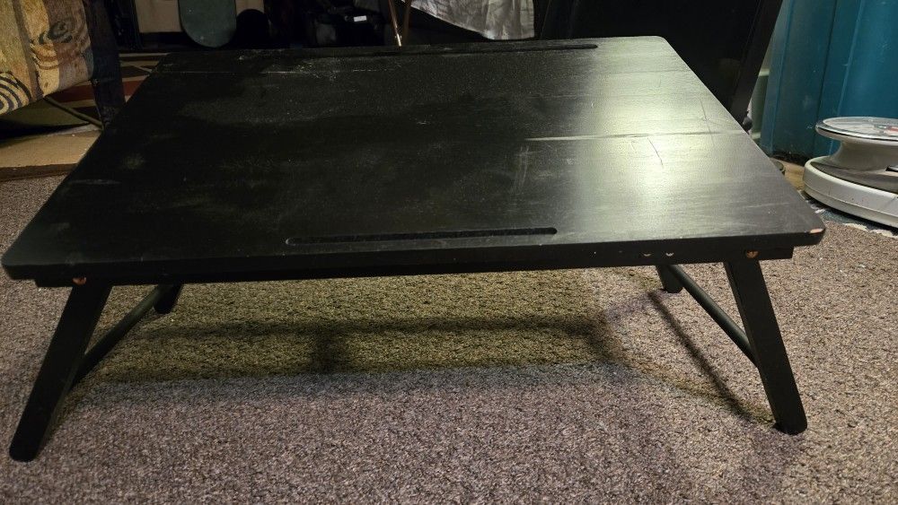 Wood Bed Table Tray